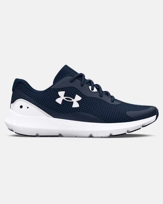 Men's UA Surge 3 Running Shoes, Navy, pdpMainDesktop image number 0